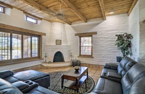 Mesilla Park House | Discover Las Cruces Home La Casa Blanca with Courtyard Oasis