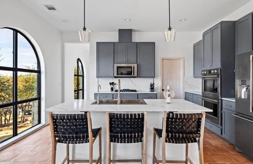 Spicewood Villa | Discover Las Luces Village: Retreat with Pool & Hot Tub