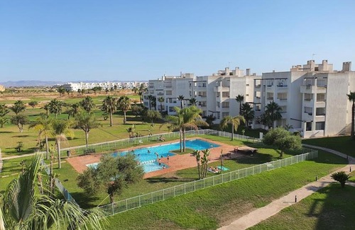 Roldan Apartment | Discover Las Terrazas de Torre Resort with Pool and Family Fun