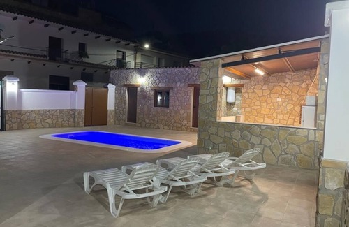 Segura de la Sierra Apartment | Discover Las Tres A Complex with Private Pool & Spa