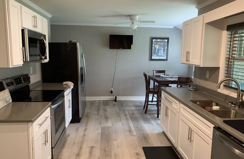 Tuscaloosa House | Ideally Located Hotel with Open Floor Plan and Deck