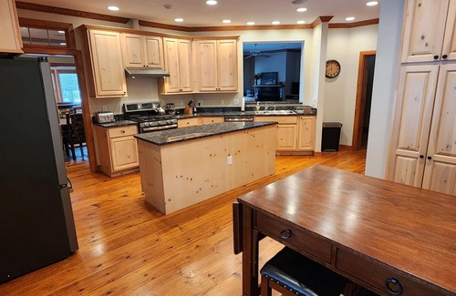 Center Conway House | Beautiful Lakefront Retreat with Game Room & Outdoor Kitchen