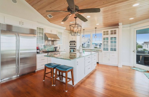 Tybee Island House | Oceanfront Haven with Private Pool & Covered Porches