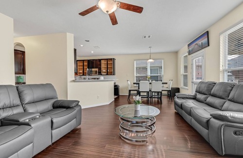 Spring House | Lavender Wonder: Poolside Retreat with Family-Friendly Amenities
