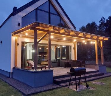 Adamow Villa | Experience Lawendowa Stodoła: Pet Friendly & Hot Tub Bliss