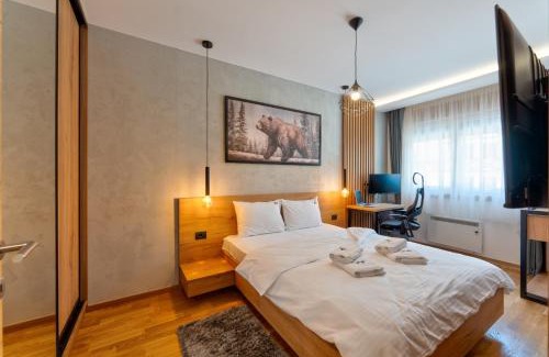 Zlatibor Apartment | Relaxing Retreat at Lazy Bear Modern Spa in the Mountains
