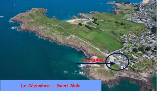 Rotheneuf-Le Pont House | Oceanfront Le Cézembre with Breathtaking Bay Views