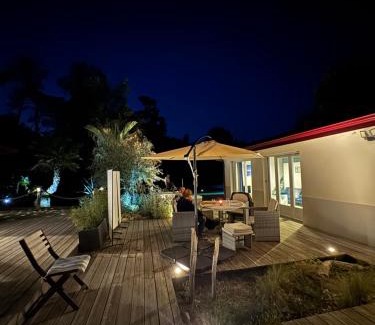 Soulac-sur-Mer Villa | Villa Soulacaise: Poolside Retreat Near the Beach
