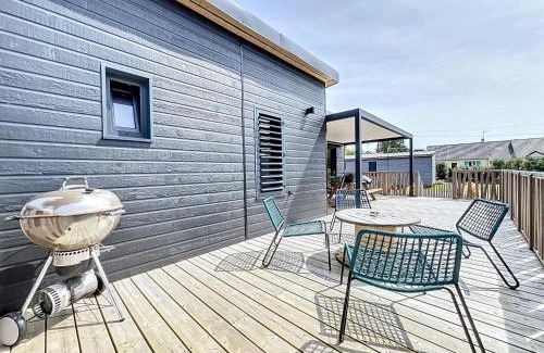 Jullouville Ski Chalet | Experience Le Chalet d'Angel: Oceanfront Bliss Awaiting You