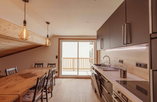 Montgenevre Apartment | Cozy Le Chenaillet Duplex with Spa at Slope's Edge