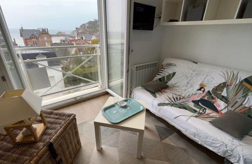 Pleneuf-Val-Andre Apartment | Oceanfront Le Cocon Bleu with Pet-Friendly Comforts