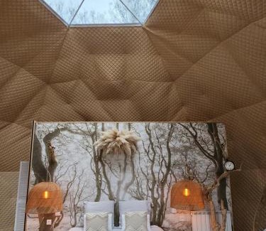 Saint-Jean-d'Elle Cabin | Relaxing Dôme with Spa and Hot Tub - Guest Rated 9.3/10