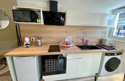 Secteur 1 Apartment | Cozy Studio Near Grenoble Station with Mezzanine & Amenities