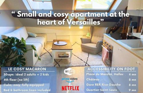 Notre-Dame Apartment | Discover Le Cosy Macaron: Family-Friendly in Versailles
