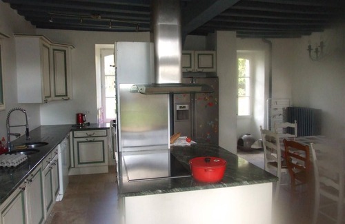 Sainte-Scolasse-sur-Sarthe House | Relax at La Villa du Ruisseau with Pool for Groups