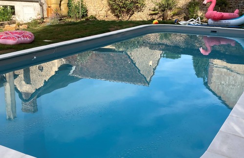 Sainte-Scolasse-sur-Sarthe House | Relax at La Villa du Ruisseau with Pool for Groups