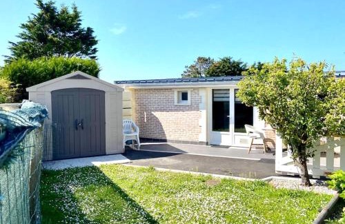 Mesnil-Val-Plage House | Discover Le Doux Rivage: Garden Retreat with Parking