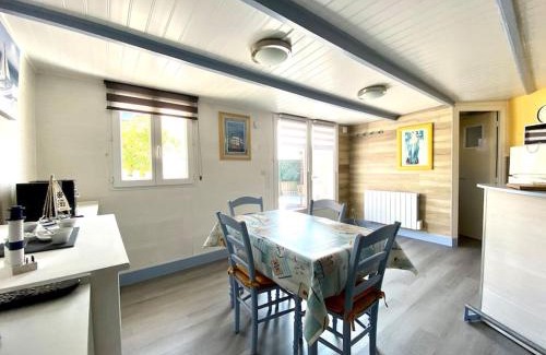Mesnil-Val-Plage House | Discover Le Doux Rivage: Garden Retreat with Parking
