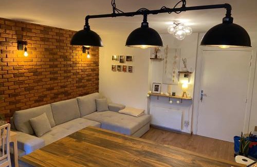 Guilhemery Apartment | Bright & Green Le Factory: Family-Friendly with Balcony