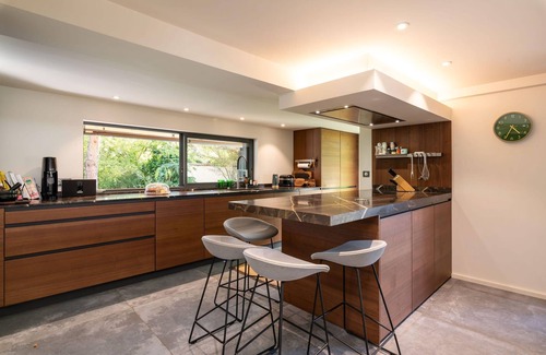 Saint-Didier-au-Mont-d'Or Villa | Le Ferret: Inviting Getaway with Indoor and Outdoor Pools