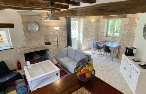 Touraine Ouest Val de Loire House | Top-Rated Le Gîte du Moulin Bertrand with Kitchen Access