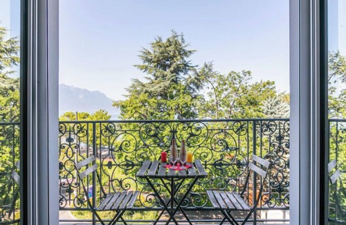 Montreux City Centre Apartment | Experience Lake Views at Le Jazz by Interhome