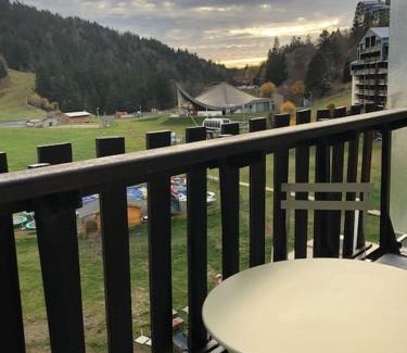 Laveissiere Apartment | Cozy Studio with Balcony at Le Lioran, Ideal for Families
