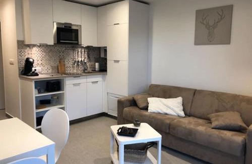 Laveissiere Apartment | Cozy Studio with Balcony at Le Lioran, Ideal for Families