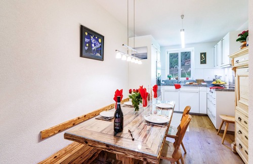 Wengen Apartment | Exceptional Le Manoir 5: Pet-Friendly & Family Amenities