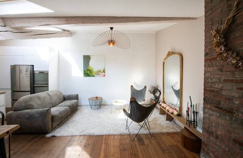 Terreaux - Bat d'argent Apartment | Discover Le Mansart: Spacious Apartment with Kitchen & Breakfast