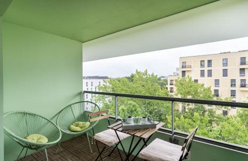 La Courrouze Apartment | Family-Friendly Le Mint: 2-Bedroom Apartment with Parking