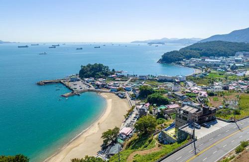 Yeosu Resort | Relax at Le Paradis Ocean View Spa Pension with Pool Access