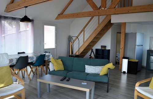 Saint-Come-de-Fresne House | Ocean View Retreat: Le Perchoir, Steps from the Beach