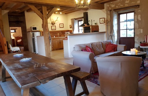 Neuille Cottage | Exquisite Cottage "Le Pressoir" with Pool and Ocean Views