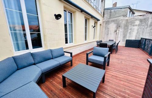 Rochefort Apartment | Explore Le République: Garden Retreat in City Center