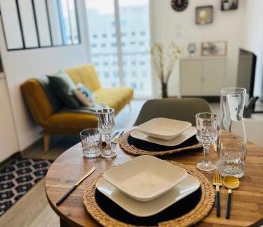 Villette Gare Apartment | Family-Friendly Le Ravello near Part-Dieu Station