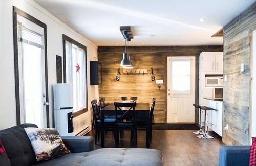 Mandeville Ski Chalet | Idyllic Le Riverain: Lakefront Chalet with Private Beach