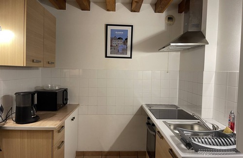 Auxerre Apartment | Discover Le Saint-Nicolas: City View Apartment with Kitchen