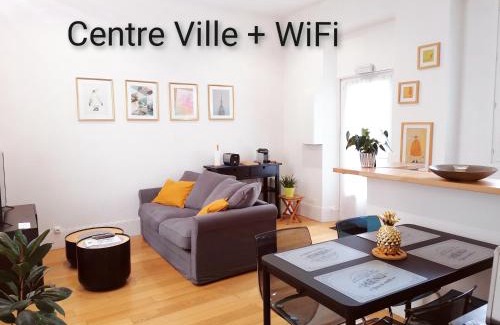 Faubourg North Apartment | Family-Friendly Le SAMBIN-TERRASSE in the City Center