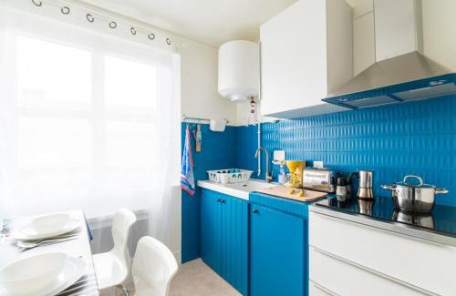 Vieux-Boucau-les-Bains Apartment | Discover Family-Friendly Comfort at Le Studio Bleu de la Gare