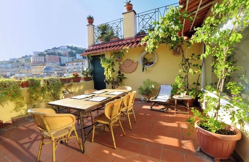 Chiaia Apartment | Elegant Penthouse with Panoramic Terraces and Ocean Views