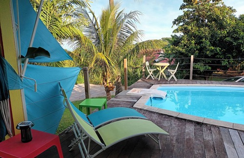 Saint-Claude House | Cozy LE TI-COLIBRI Bungalow with Spa & Ocean View