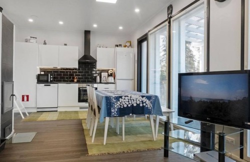 Salla House | Discover Lepoloma by Interhome with Lake View & Spa