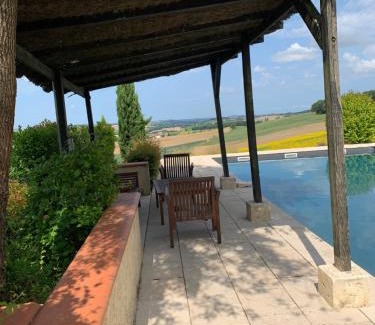 La Sauvetat House | Enchanting Les 5 Terrasses with Private Pool & Perfect Score