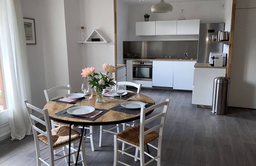 Bourg-Saint-Maurice Apartment | Modern Les Alpines Apartment Steps from the Funicular
