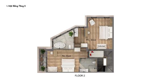 Ganh Dau House | Les Amis Phu Quoc at Grand World - whole house 18pax