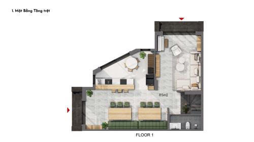 Ganh Dau House | Les Amis Phu Quoc at Grand World - whole house 18pax