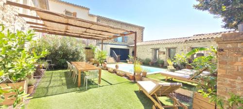 Saint-Christol-Les-Ales House | Relax at Les Bâtisses Du Châtaignier with Oceanfront Views