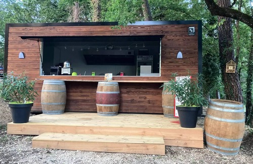 Prayssac Ski Chalet | Cozy Les Bois de Prayssac Campsite: 2-Room Chalet Escape