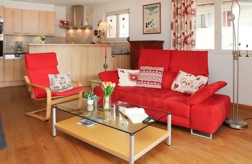 Champex-Lac Apartment | Experience Lake View Comfort at Les Combins Apt. 23